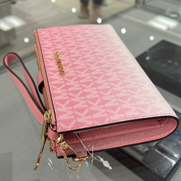 MICHAEL KORS
Jet Set Large Ombré Logo Double-Zip Wristlet-Wallet-Phone Case NWT - Picture 15 of 16